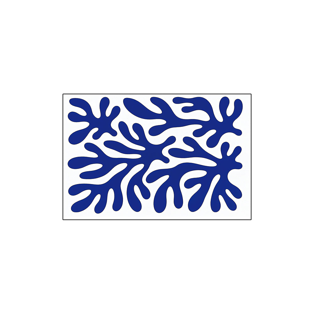 Klein Blue Coral Cutout Coil Entrance Mat
