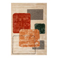 Lioran Oat Cream Rust Sage Black Abstract Rug