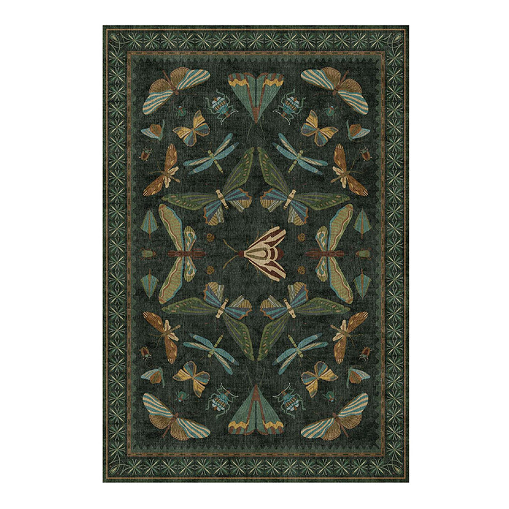 Lira Green Blue Vintage Rug
