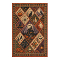 Lorraine Rust Orange Patchwork Rug