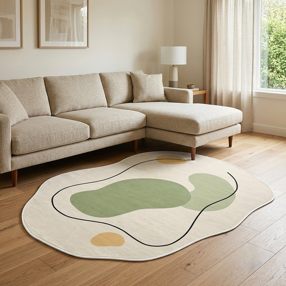 Maya Cream Ivory Dusty Sage Rug