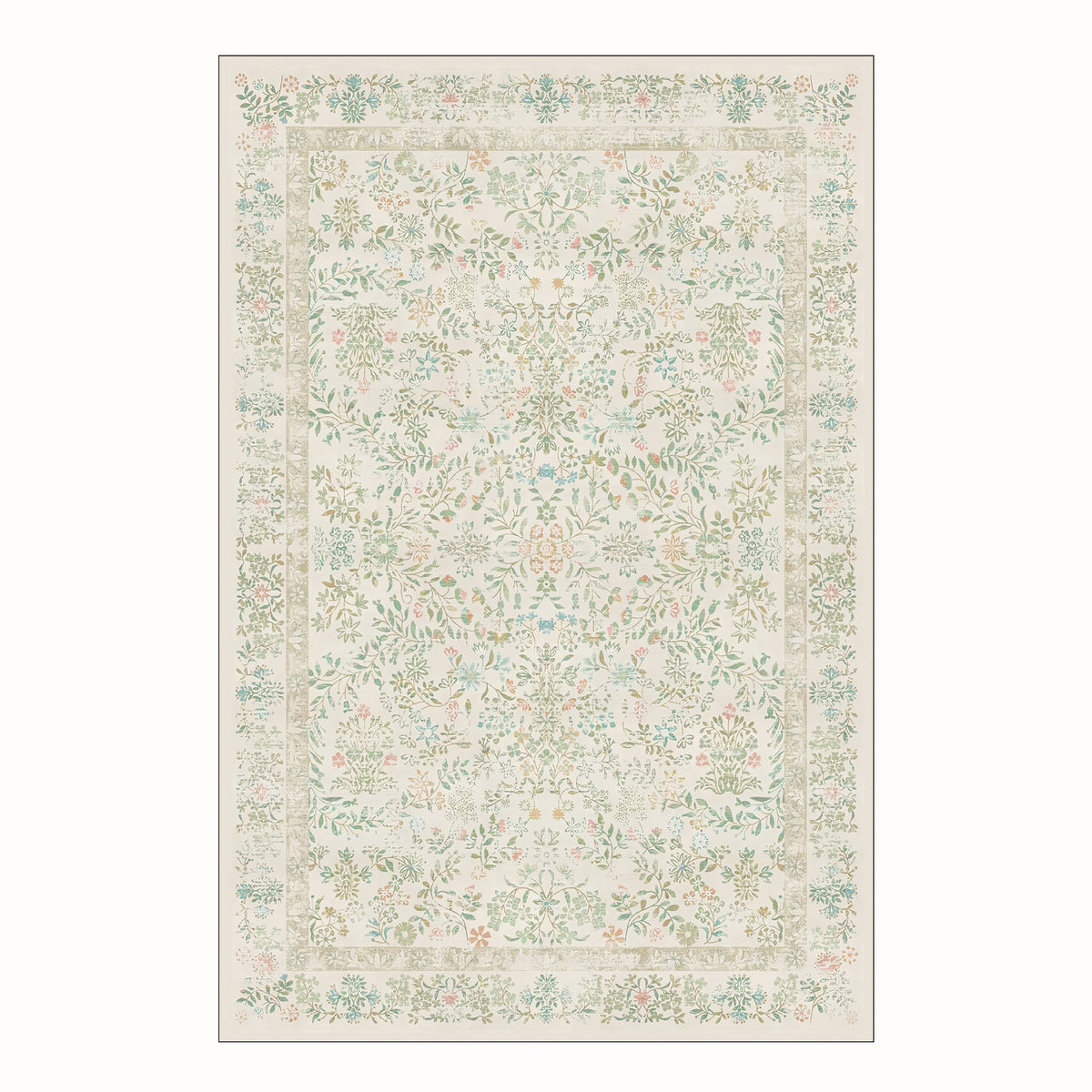 Melowen Ivory Sage Blush Rug