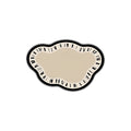 Melting Clock Numeral Cloud Coil Entrance Mat