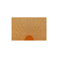 Minimal Boho Sun Rays Coil Entrance Mat