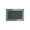 Minimal Gradient Green Double Frame Diatomite Bath Mat