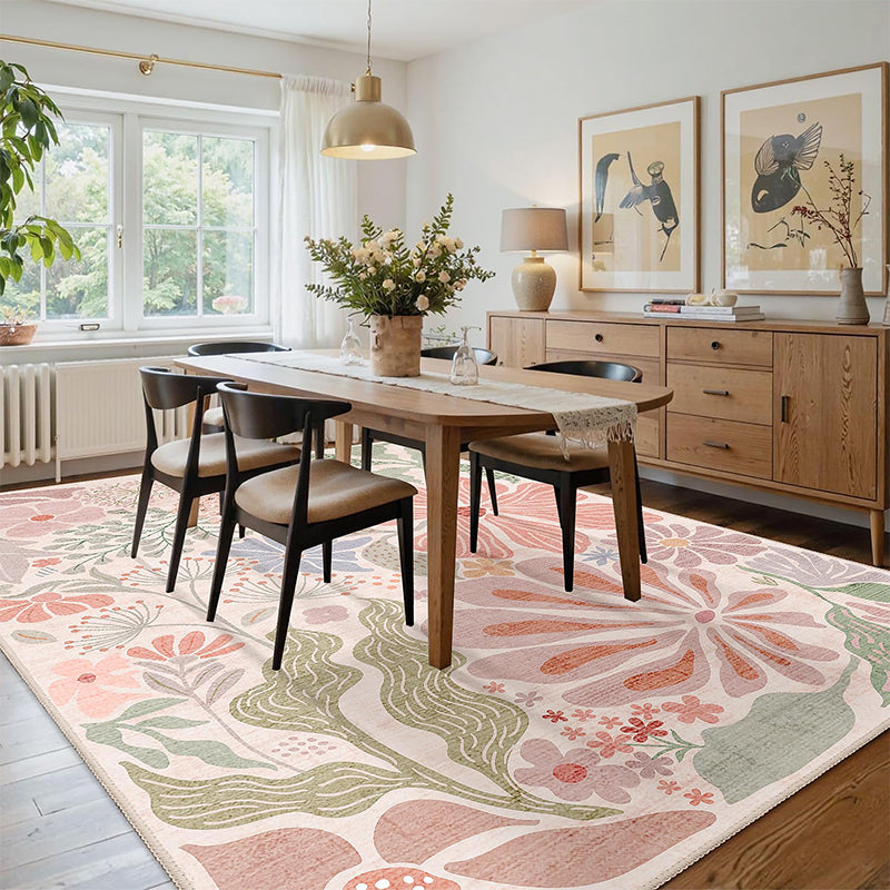Mlara Cream Blush Sage Multi-Tone Rug