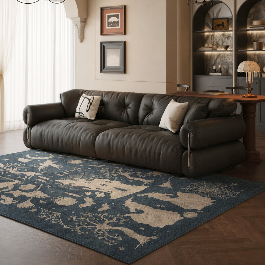 Morgana Navy Cream Rug