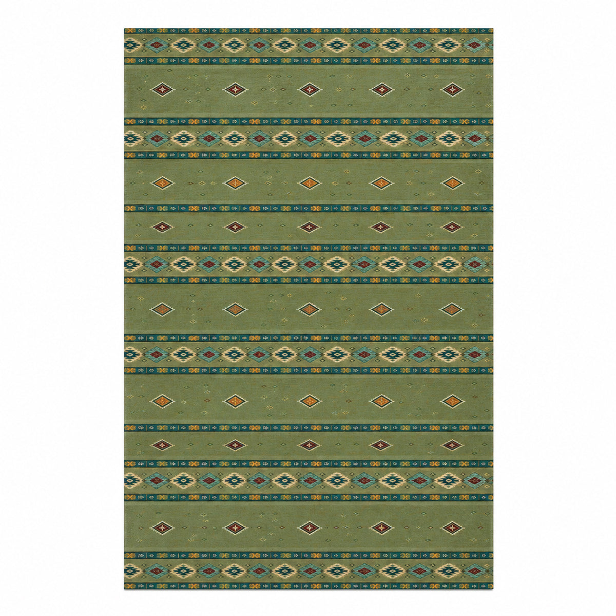 Myra Sage Green Stripe Rug