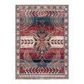 Myrren Rust Red Navy Beige Rug