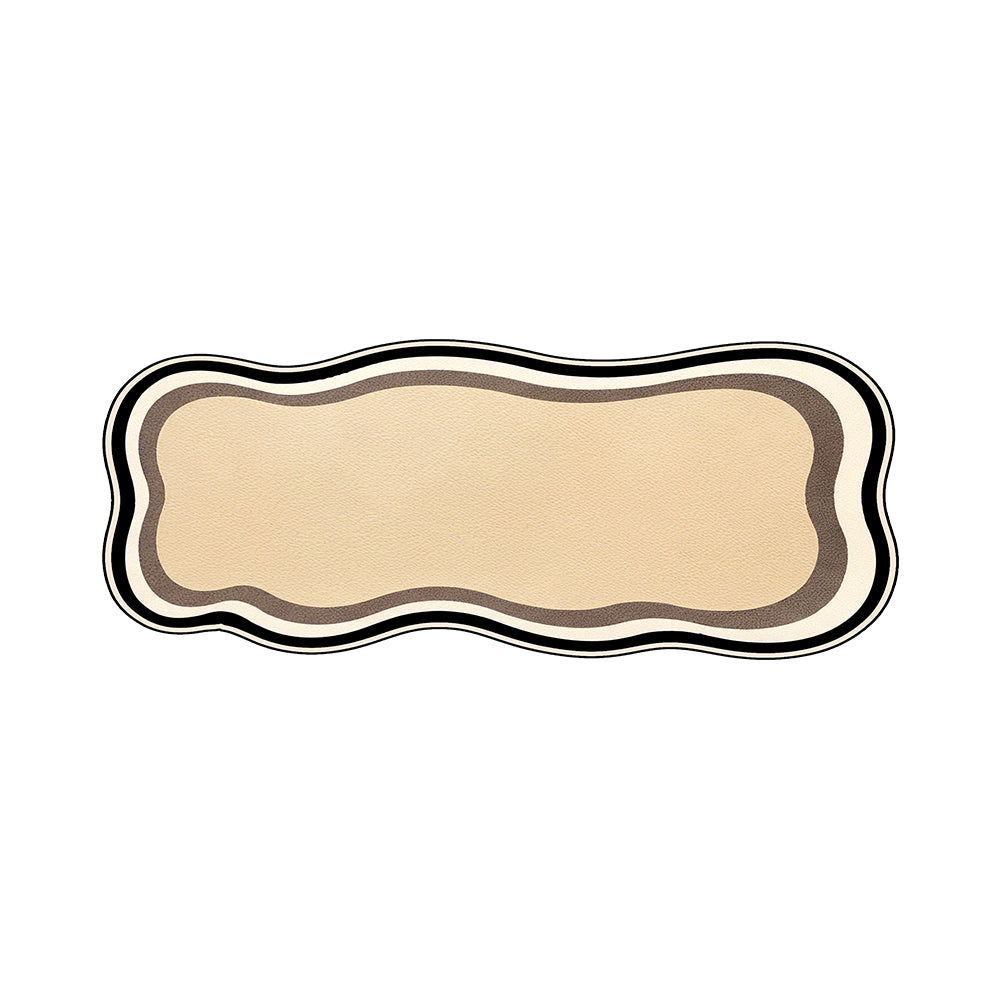 Naira Warm Beige Multi-Layer Frame Rug