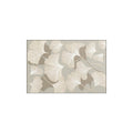 Neutral Light Ginkgo Leaf Coil Entrance Mat