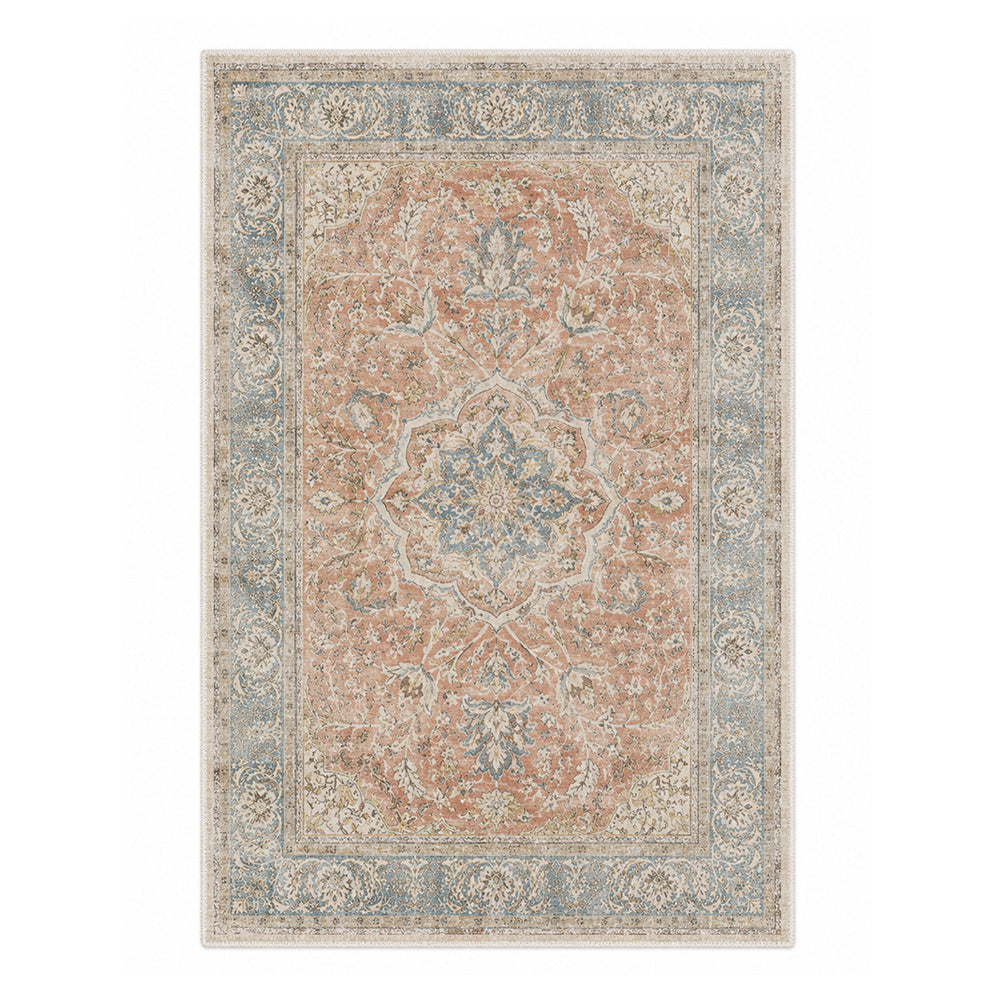 Owen Blush Blue Rug