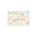 Pastel Multi-Color Cute Weather Diatomite Bath Mat