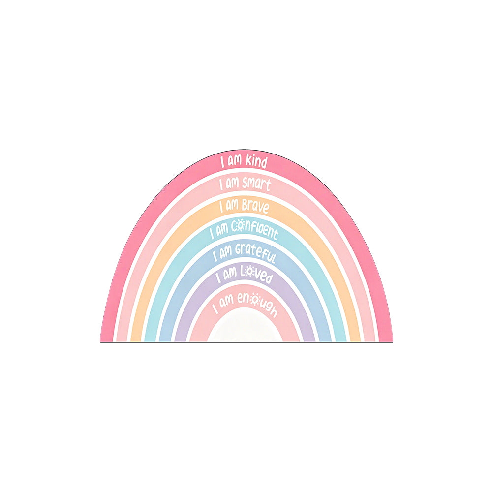 Pastel Rainbow Arch Coil Entrance Mat