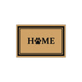 Paw Print Double Black Border Coil Entrance Mat