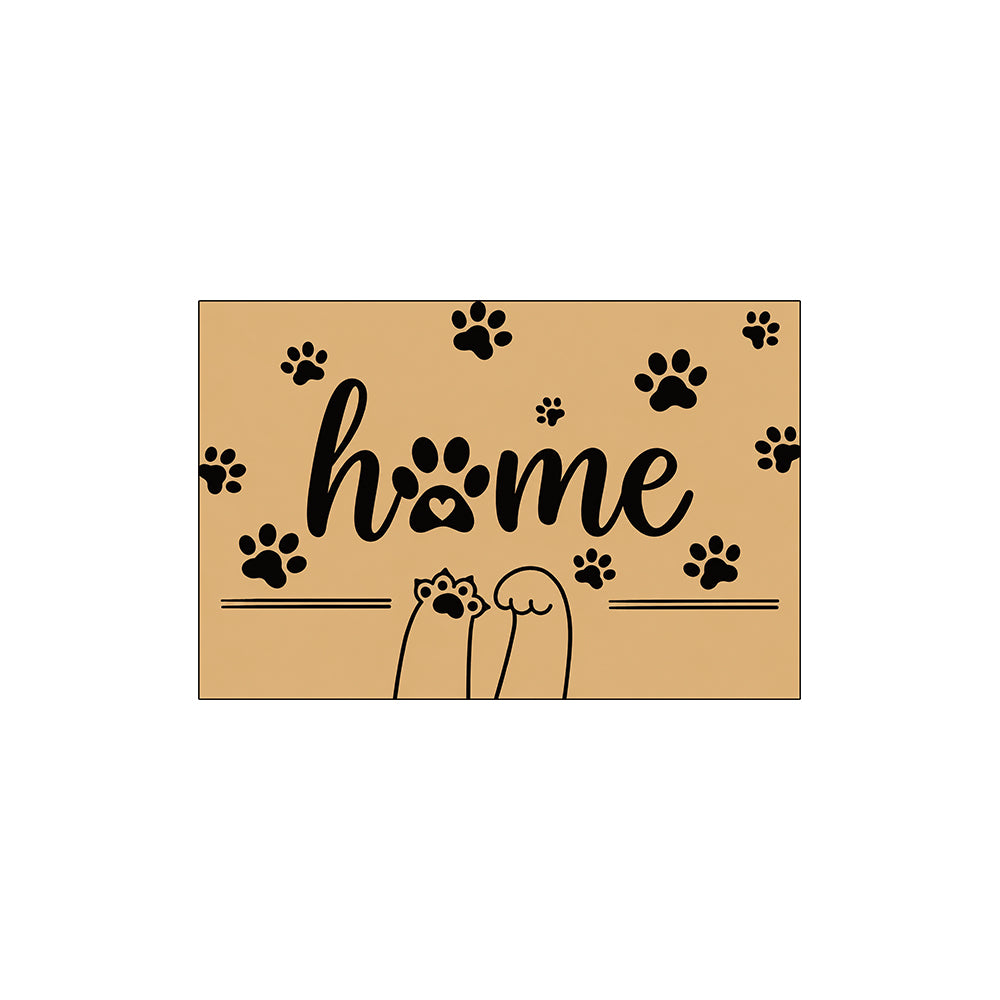 Paw Print Pet Coil Entrance Mat