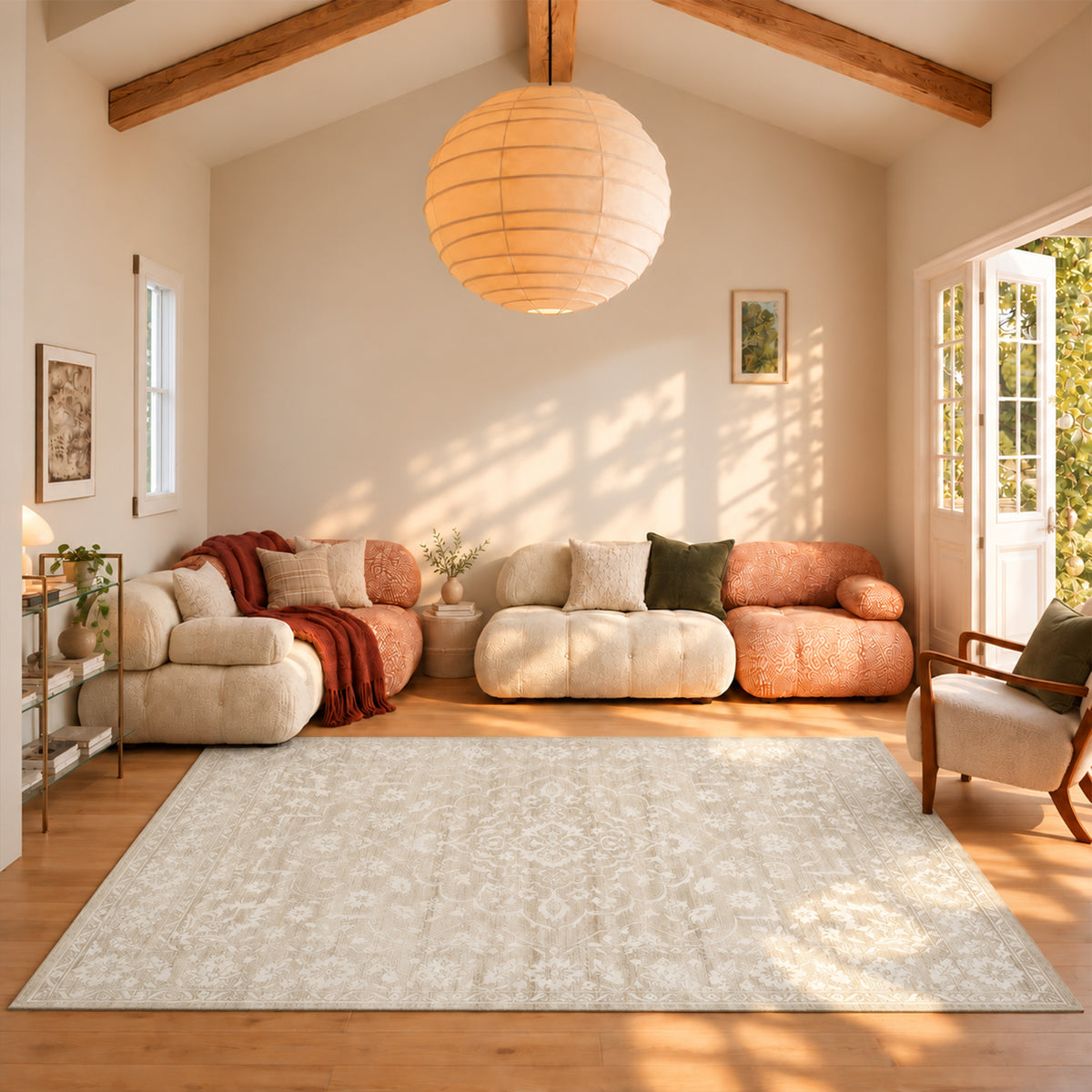 Reese Cream Beige Rug