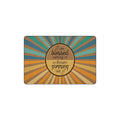 Retro Earth Tone Sunburst Multi Coil Entrance Mat