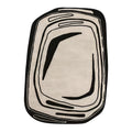 Rima Off-White Jet Black Line Art Rug