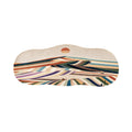 Sahil Multi Retro Striped Desert Camel Rug