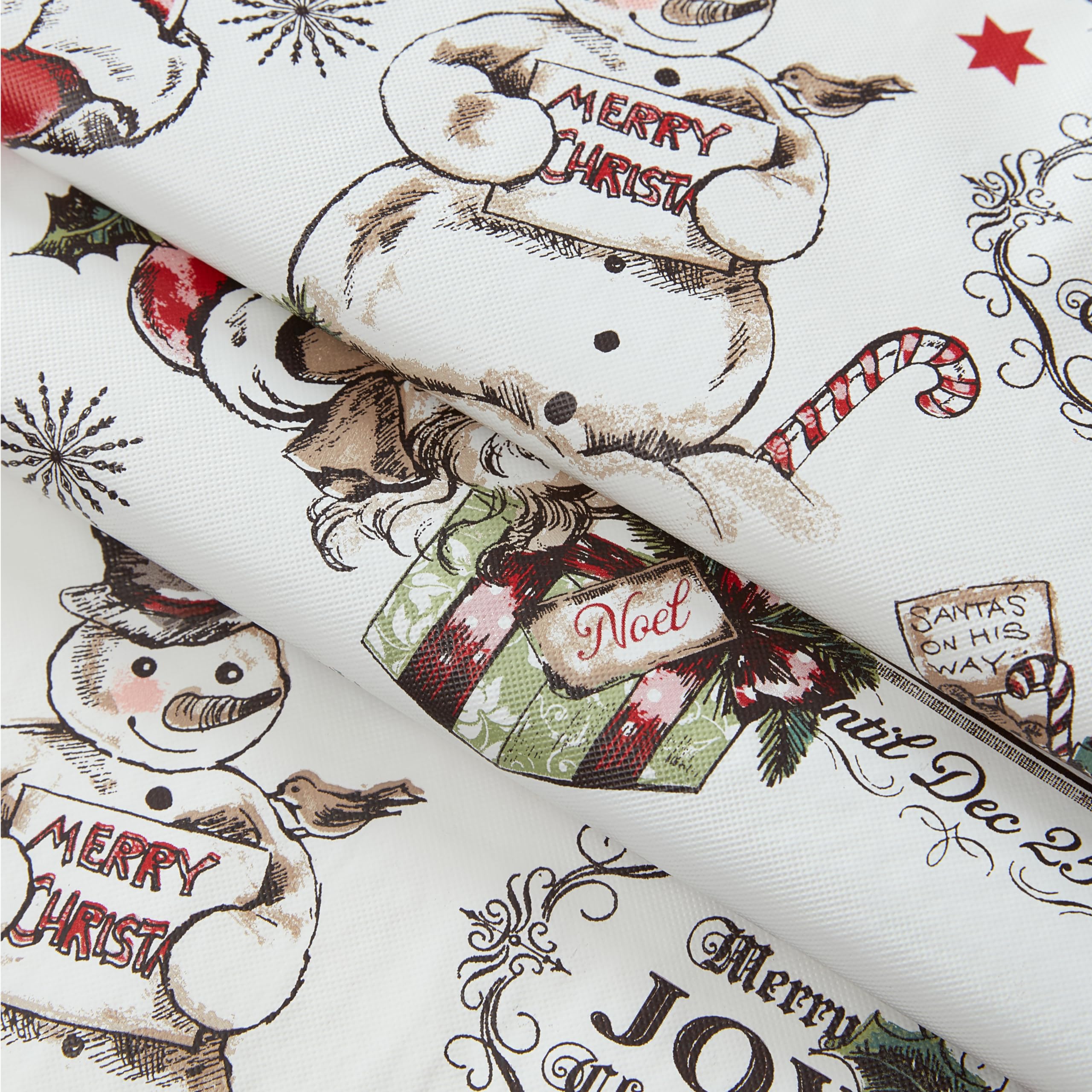 Sketch Snowman Christmas Tablecloth