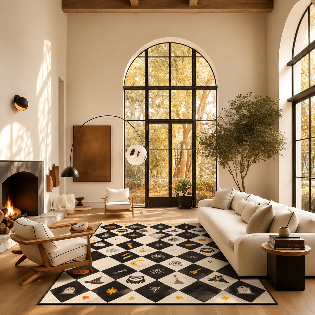 Sorrel Cream Black Multi Rug