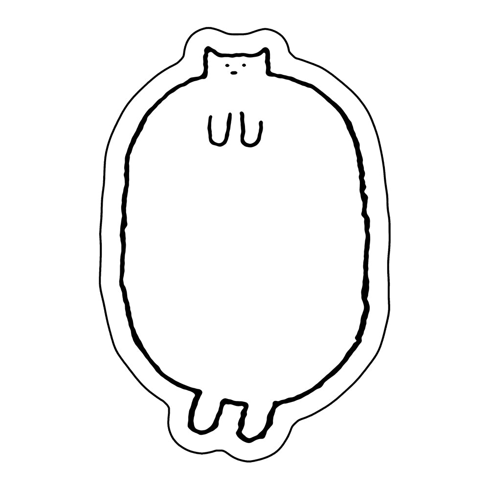 Sorren Ivory Thin Line Chubby Cat Rug
