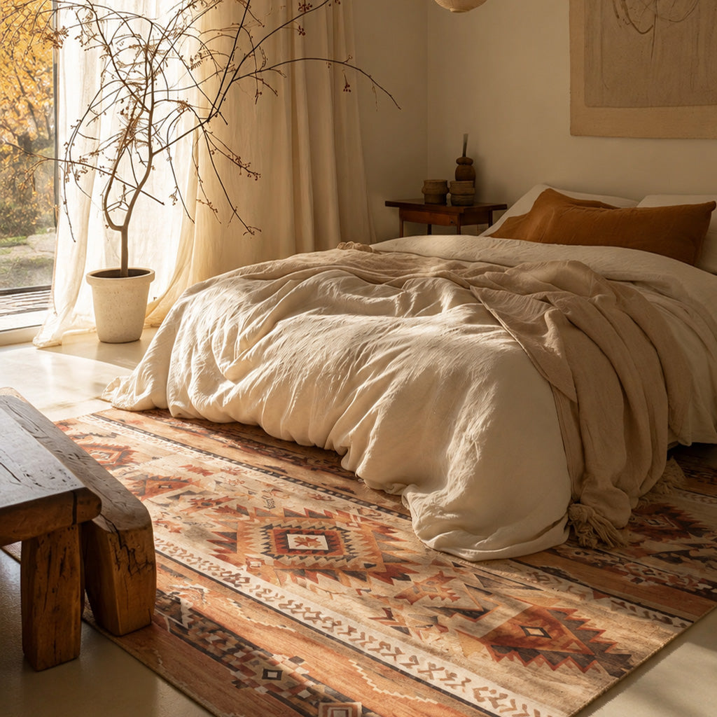 Sylwen Warm Beige Terracotta Multi Rug