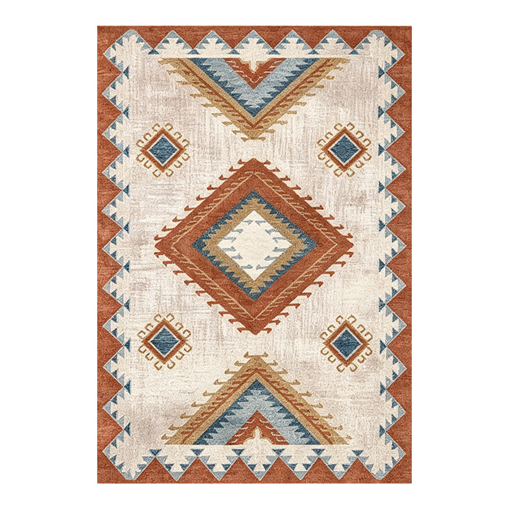 Tallin Cream Ivory Terracotta Slate Rug