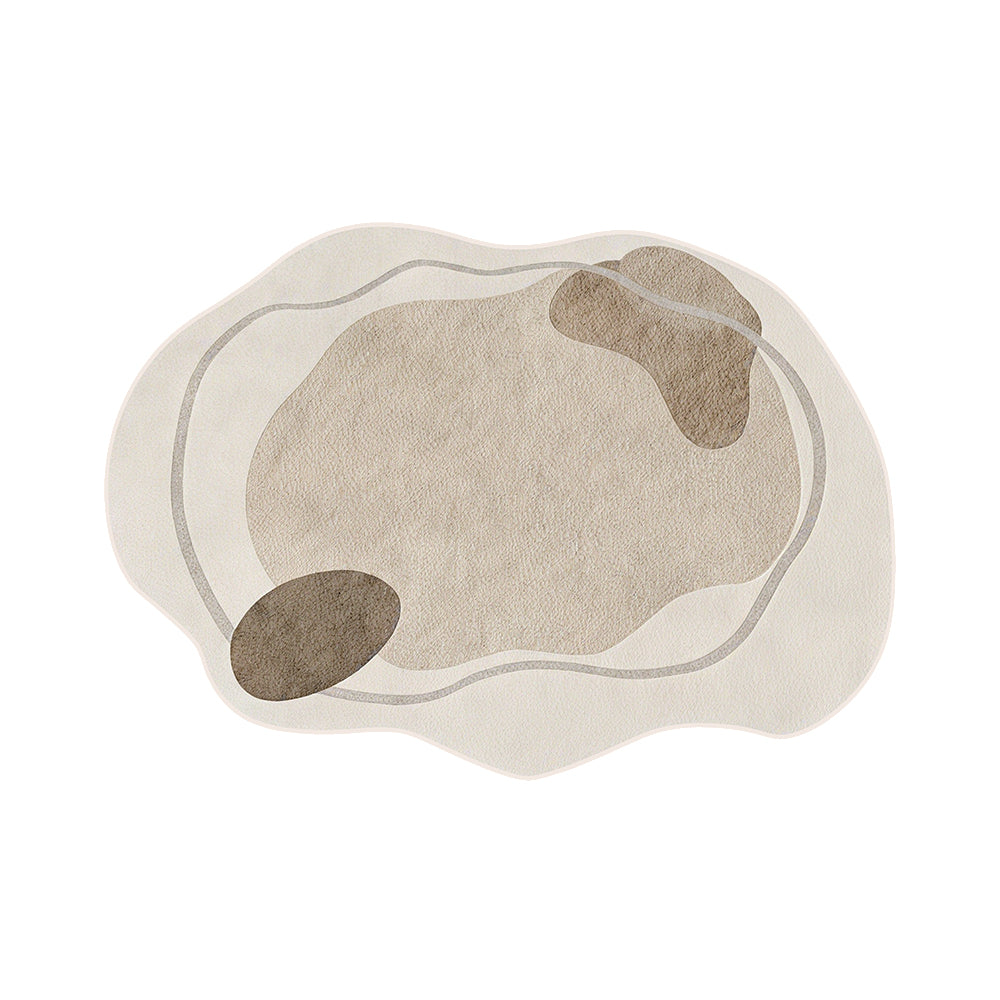Tsuchi Abstract Dual Oval Spot Cloud Rug