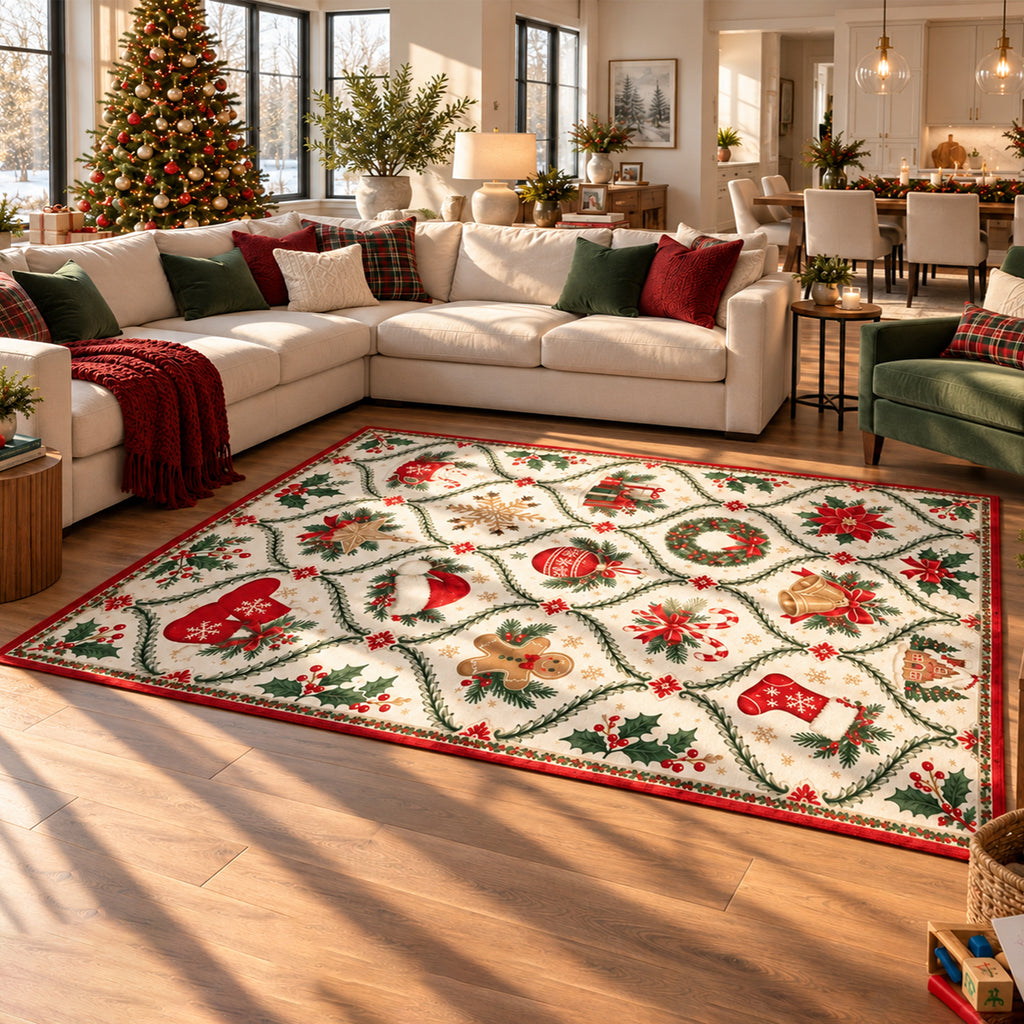 Vale Cream Red Multi Color Rug
