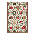 Vale Cream Red Multi Color Rug