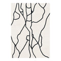 Viora Ivory Black Line Rug