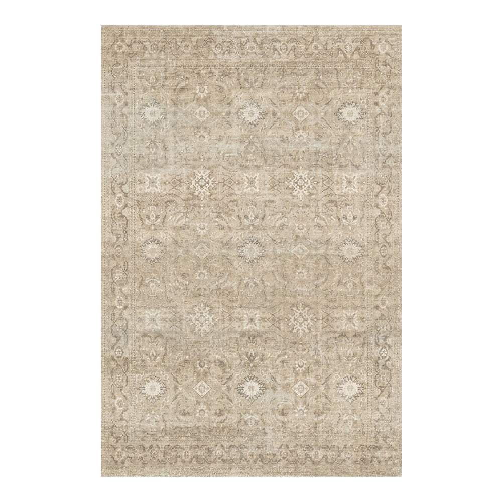 Vosken Warm Sand Taupe Soft Ivory Rug