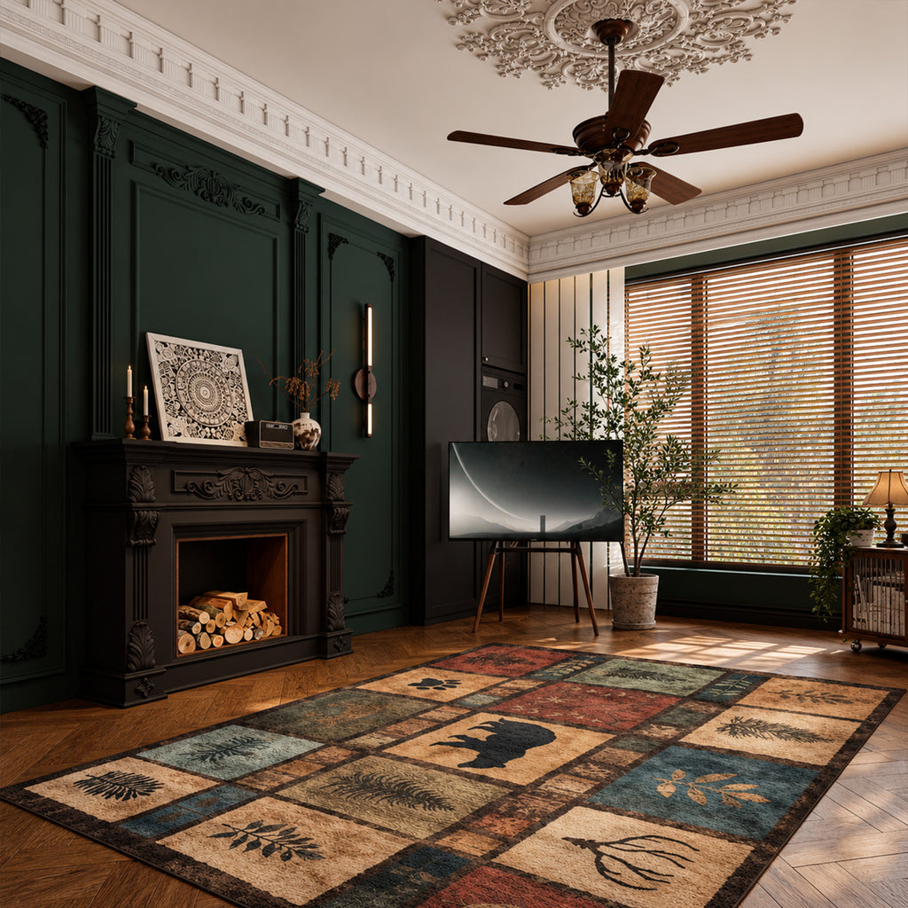 Wren Multi Rust Rug