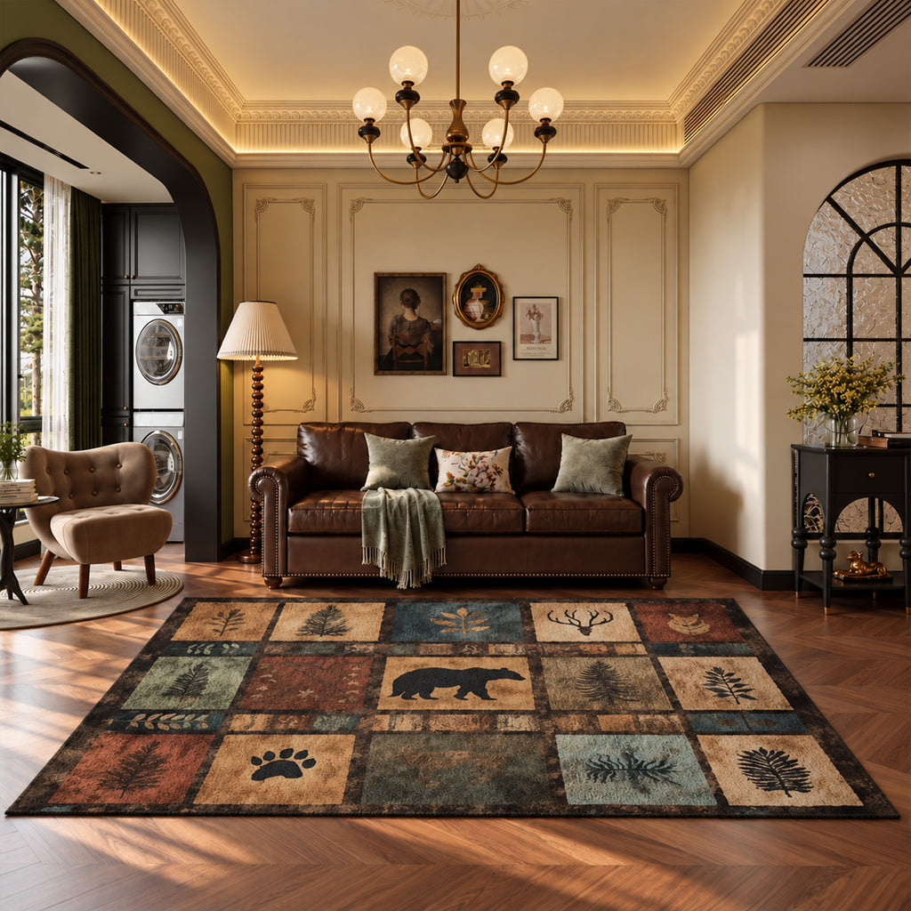 Wren Multi Rust Rug