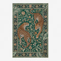 Zoraya Emerald Leopard Brown Rug